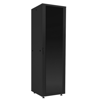 19" standing network cabinet 16U, 600 x 600 mm, black