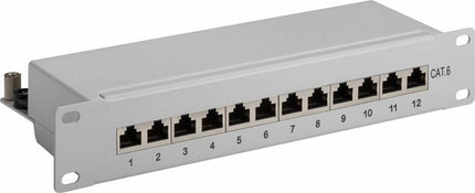 CAT6 10 inch patch panel 12 poorts