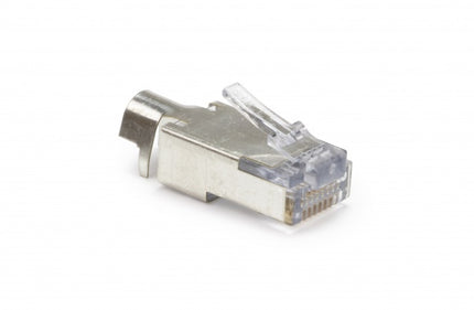 Doorsteek CAT6a Connector RJ45 - STP 10 stuks voor soepele en stugge kabel