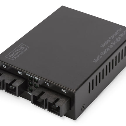 Gigabit Multimode/Singlemode Mediaconverter SC/SC