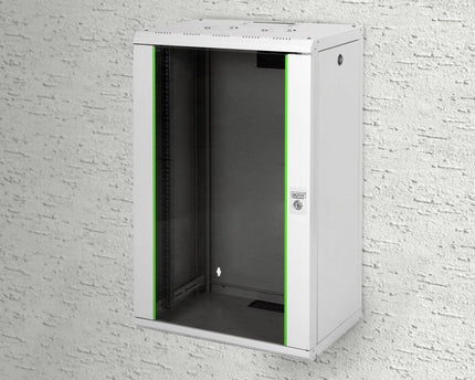 20U wandkast, Uniek 600x450x998 mm, kleur grijs (RAL 7035)