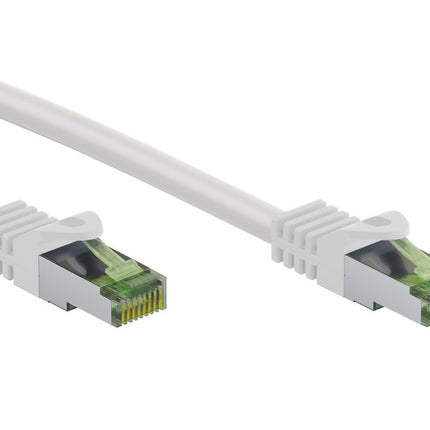 GHMT-Certified CAT 8.1 S/FTP Patch Cord 0.25M White