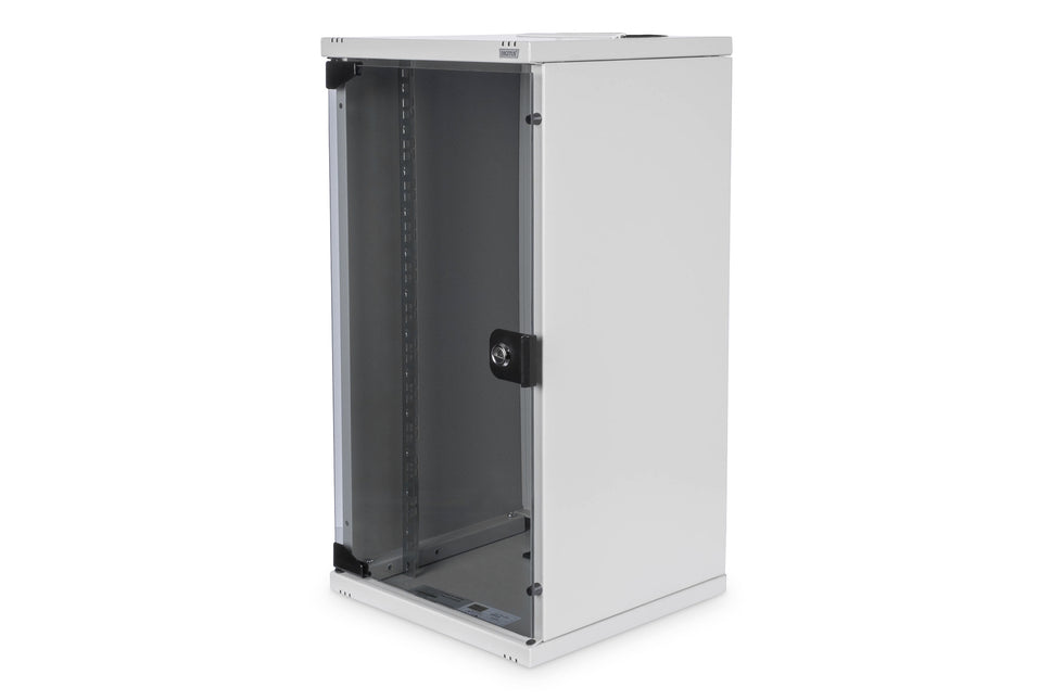 10 inch netwerkbundel, incl. 12U kast 592 x 312 x 300 mm, grijs en diverse componenten