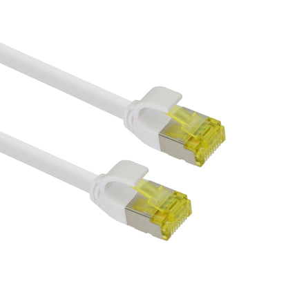 Ultra slim Patchkabel S/FTP Cat 6A Wit 0.5 M