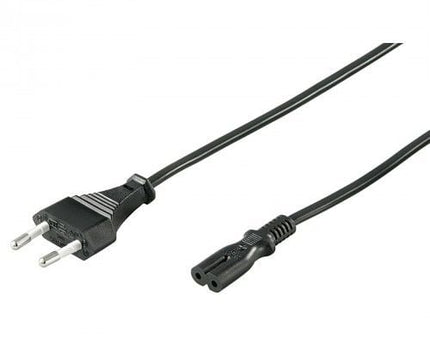 Power cable CEE 7/16 (male) to C7 (female) 1.8 M black