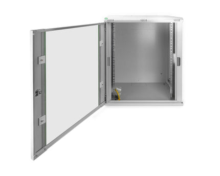 16U wandkast, Dynamic 600x450x789 mm, kleur grijs (RAL 7035)