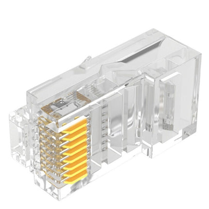 CAT6 Connector RJ45 - UTP 100 stuks voor soepele en stugge kabel