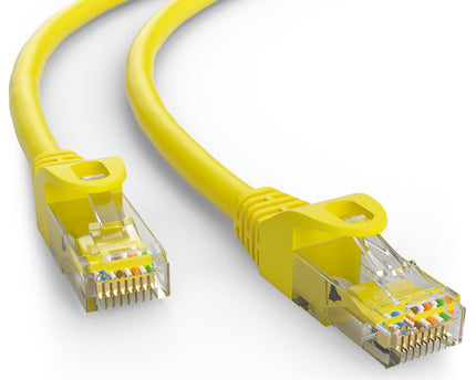 Cat5e 1.5M Geel UTP kabel