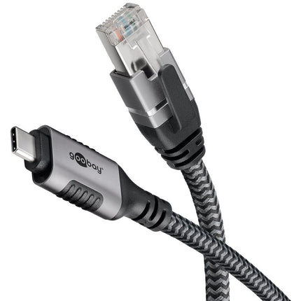 USB-C™ 3.1 naar RJ45 Ethernet kabel 7.5M