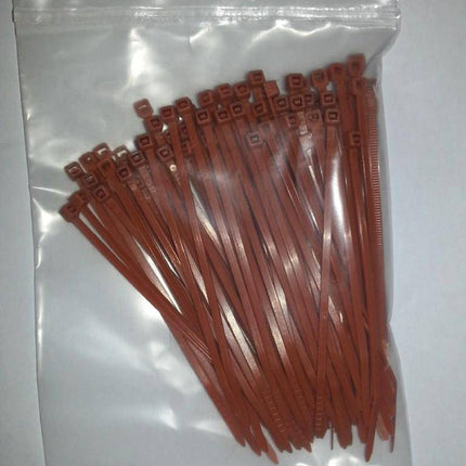 Tyraps 100pcs 200mm Brown