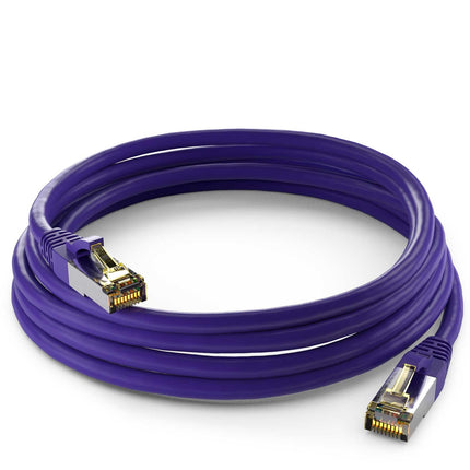 Cat6a S/FTP LSZH 0.25M Violet