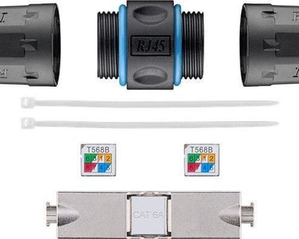 CAT6a STP toolless outdoor connector