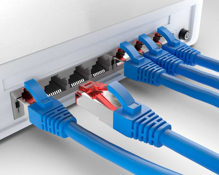 Cat6 S/FTP LSZH 3M Blue
