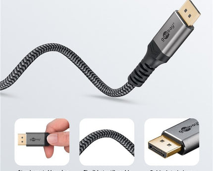 DisplayPort™ Cable, 8K @ 60 Hz 2M