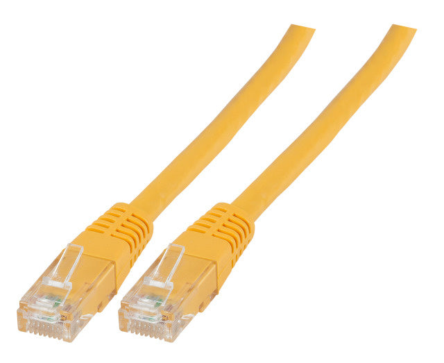 Cat6 30m geel UTP kabel