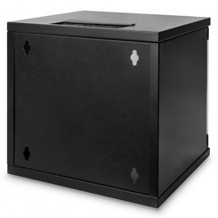 6U wall mounting cabinet 330x312x300 mm (WxHxD), black