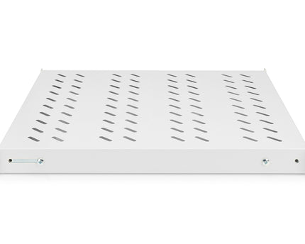 19 Inch 1U shelf for 800mm deep racks 43x484x508mm, adjustable up to 700mm depth, grey
