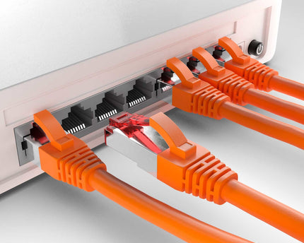 Cat6 S/FTP PIMF LSOH oranje 1.5 meter