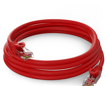 Cat5e 3M Rood UTP kabel
