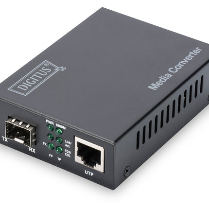 Gigabit-mediaconverter, RJ45 / SFP