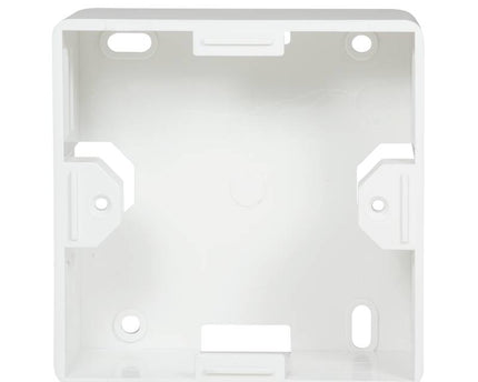 Outlet Surface Mounting Box for Faceplates RAL9010 White