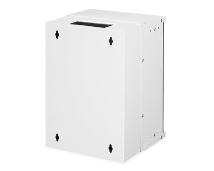 10" 9U wall mounting cabinet, SOHO PRO 460 x 315 x 300 mm, gray