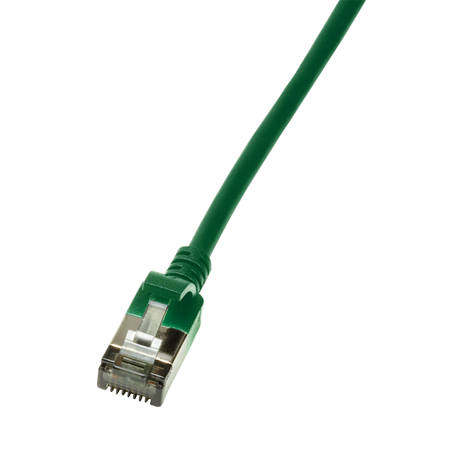 CAT6a U/FTP Ultraflex, 100% koper, groen, 1M