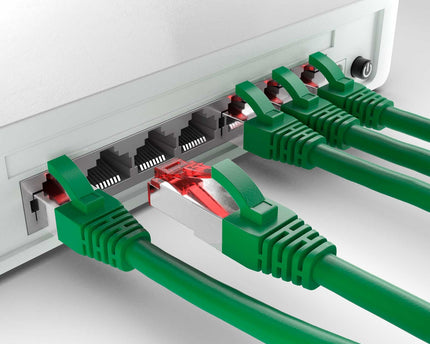 Cat6 S/FTP PIMF LSOH groen 3 meter