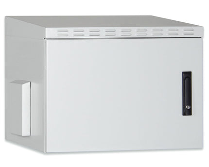 16U wall mounting box, outdoor, IP55 891x600x450 mm, color gray (RAL 7035)