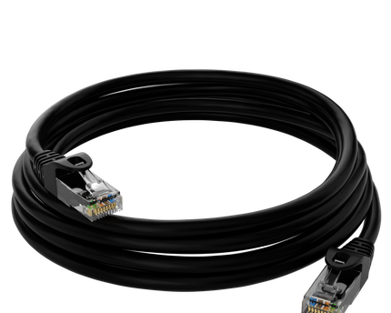 Cat5e 15M Zwart UTP kabel