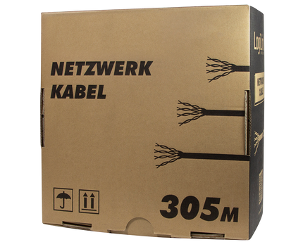 S/FTP CAT7 netwerkkabel stug LSZH 305M 100% koper wit