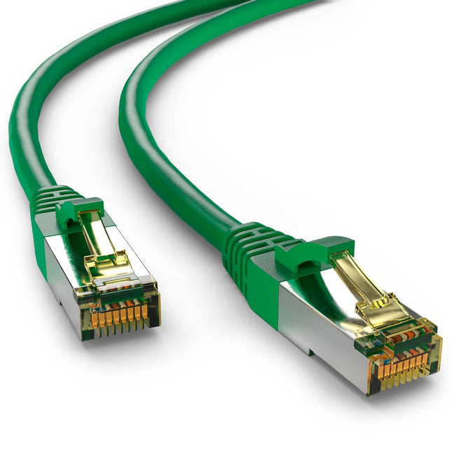 Cat6a S/FTP PIMF LSZH Groen 0.5 meter