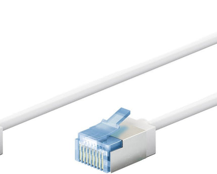 Ultra-flexible 0.50M CAT 6A patch cable, slim, U/FTP, white - Copy - Copy - Copy - Copy - Copy