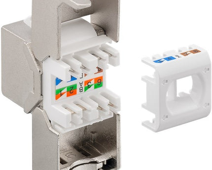 CAT8.1 Keystone RJ45 STP Toolless GHMT-certified
