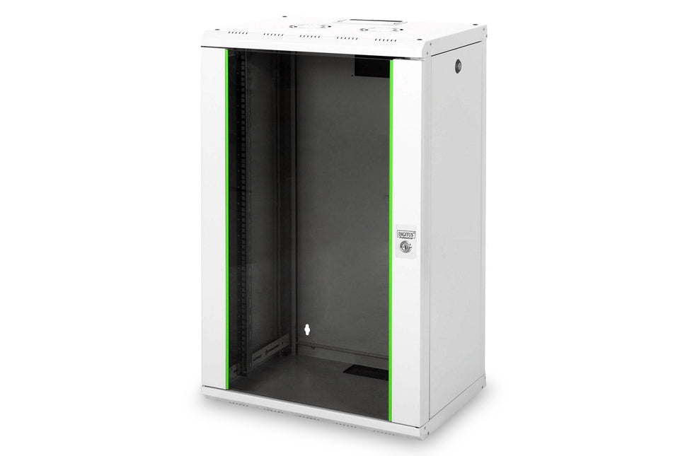20U wandkast, Uniek 600x450x998 mm, kleur grijs (RAL 7035)