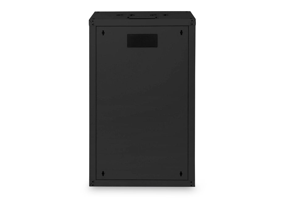 20U wandkast, Uniek 600x450x998 mm, kleur zwart (RAL 9005)