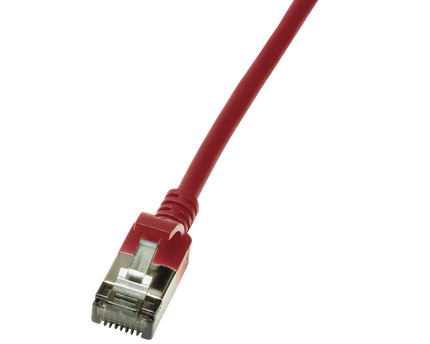CAT6a U/FTP Ultraflex, 100% koper, rood, 5M