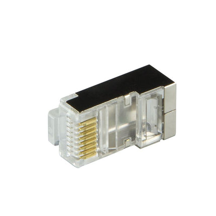 CAT6 Connector met tule RJ45 - STP 10 stuks voor soepele kabel