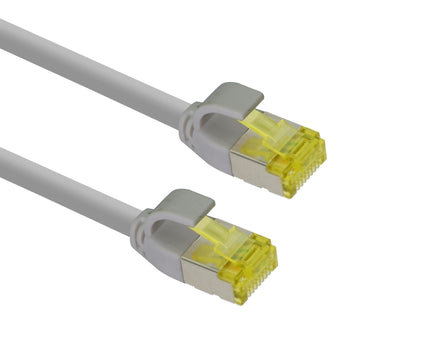 Ultra slim Patchkabel S/FTP Cat 6A grijs 7.5 M