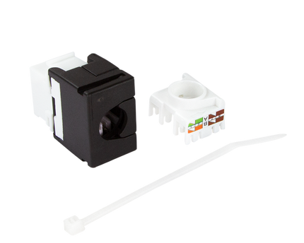 CAT6a keystone jack RJ45 UTP toolless