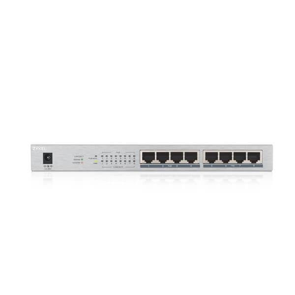 8 Port Power over Ethernet (PoE) Switch 10/100/1000 Mbps