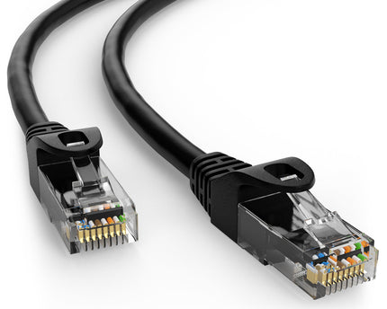 Cat5e 15M Zwart UTP kabel