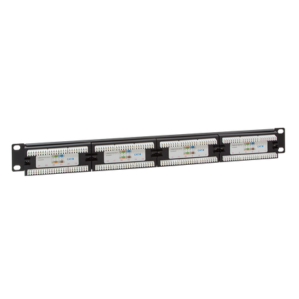 Patchpanel 24 Poorts CAT6 RJ45