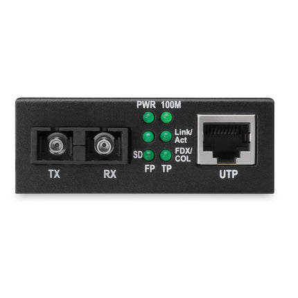 Fast Ethernet Mediaconverter, RJ45 / SC