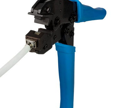 Krimptang Cat6A / Cat7 8P8C (RJ45) shielded connector