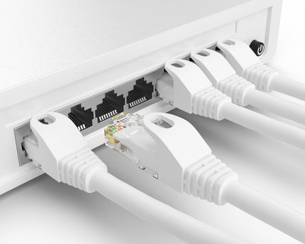 Cat6 2m wit UTP kabel