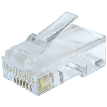 CAT6 Connector RJ45 - UTP 100 stuks voor stugge kabel