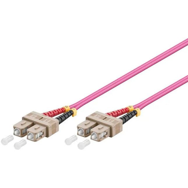 Glasvezelkabel duplex OM4 50/125 SC - SC 0.5 M - Networkdiscount.com