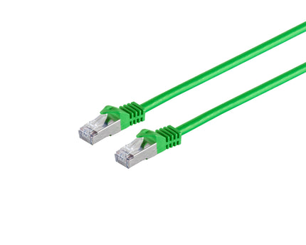Cat7 0.5M Groen SSTP/PiMF halogeenvrij patchkabel
