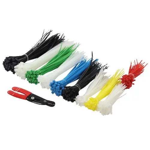 Kabelbinder set 600 stuks inclusief kniptang - Networkdiscount.com
